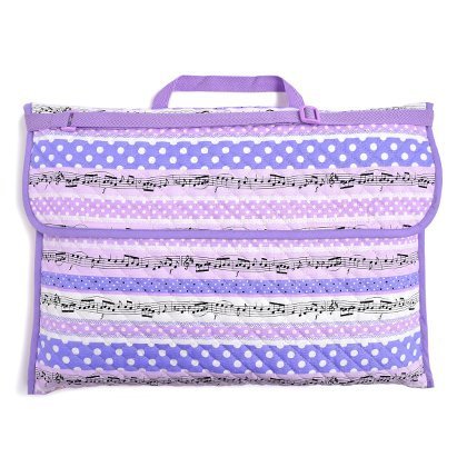 収納便利な2way防災頭巾カバー　【低学年～高学年用：背板幅36cmタイプ】　キルティング　奏でるメロディー弾ける水玉リズム（ラベンダー）　日本製　N4759500,小学校,入学準備,