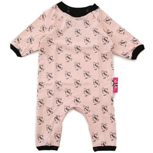 Mademoiselle papillon ベビー カバーオール バード総柄 男の子 女の子 【ピンク:90】,カバーオールとは,