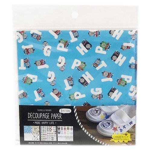 きかんしゃトーマス デコパージュ用ペーパー デコパージュペーパー Thomas トーマス グッズ キャラクターグッズ デコレーション 保育園 幼稚園 ベビー キッズ 子供用 男の子 雑貨 13387【即日・翌日発送】,デコパージュ,上履き,