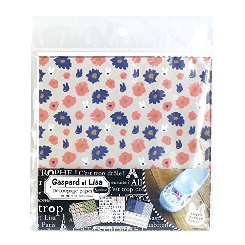 Kikka for mother リサとガスパール デコパージュ ペーパー KL00004-1,デコパージュ,上履き,