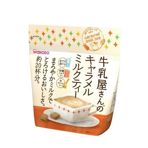 牛乳屋さんのキャラメルミルクティー 240g,牛乳屋さん,和光堂,