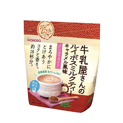 和光堂 牛乳屋さんのルイボスミルクティー キャラメル風味 220g,牛乳屋さん,和光堂,