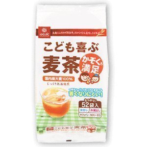 はくばく こども喜ぶ麦茶 416g (8g×52袋)×2個セット,赤ちゃん,ストロー,