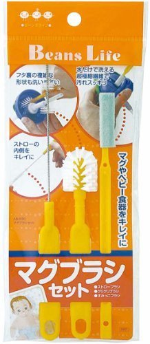 まめいた マグブラシセット AB-530,赤ちゃん,ストロー,