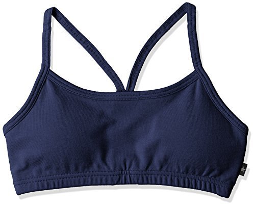 (アツギ)ATSUGI ジュニア・スポーツブラ STEP FIT(ステップフィット) 取り外しカップ付 ハーフトップ ブラジャー(綿混) ネビー S,小学校,パンツ,