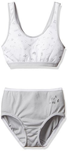 (ウイング/ワコール)Wing/Wacoal ハーフトップ&ショーツセット プチプリリ RB6716 グレー S,小学校,パンツ,