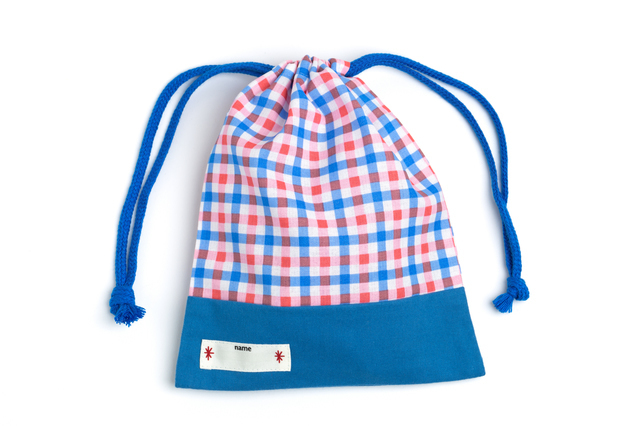 巾着袋,体操着袋,作り方,