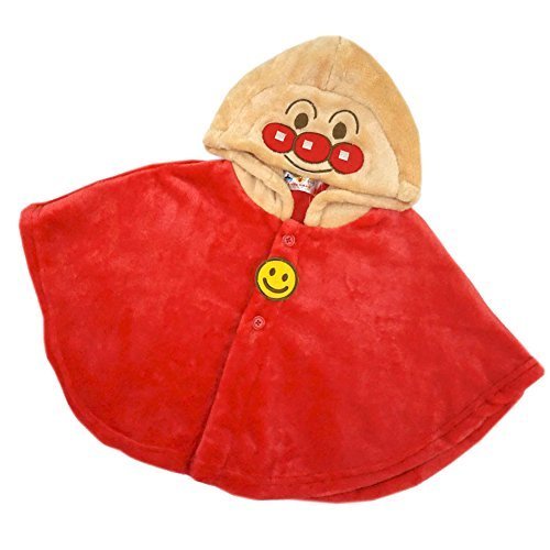 アンパンマン ドキンちゃん ばいきんマン なりきり 変身 マント ポンチョ ハロウィン ap-narikiripc 80-90cm アンパンマン,赤ちゃん,ポンチョ,