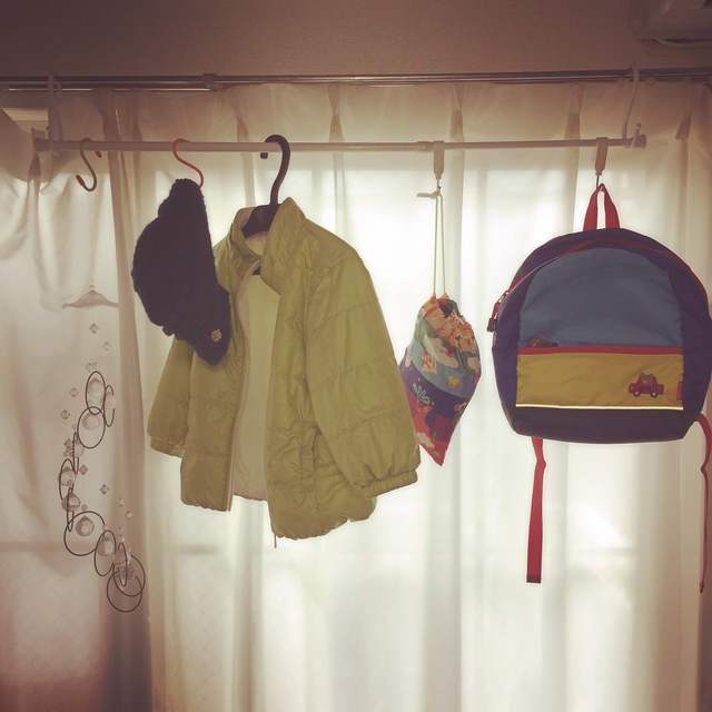 ハンガーラック風収納,子供服,収納,