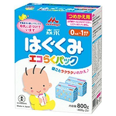 森永 エコらくパック つめかえ用 はぐくみ 800g (400g×2袋)6個セット,粉ミルク,ランキング,