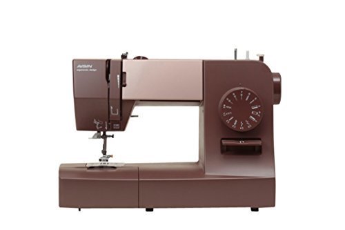 AISIN （アイシン） 電子ミシン SP10 ビギナーパッケージ （ショコラブラウン： フットコントローラー・オリジナル収納バッグ付き） SPD15B-BRFCPB,ミシン,初心者,