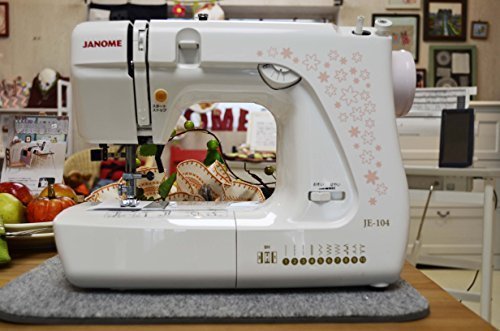 ジャノメ電子制御ミシン（最新モデル テレビショッピング限定商品）サイドカッター＆２４色糸＆安心の２年保証付,ミシン,初心者,