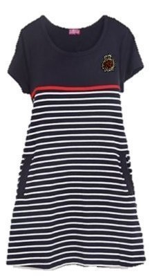 マタニティ ウェア ワンピース [ボーダー マリン タイプ] レディース 授乳口付き [服を 着たまま 簡単 授乳] 赤ちゃん との 外出に! マタニティウェア,出産,退院,服装