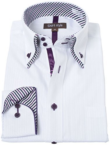 ワイシャツ メンズ 白 ビジネス ボタンダウン 長袖 おしゃれ クールビズ ビジネスシャツ スリム 細身,出産,退院,服装