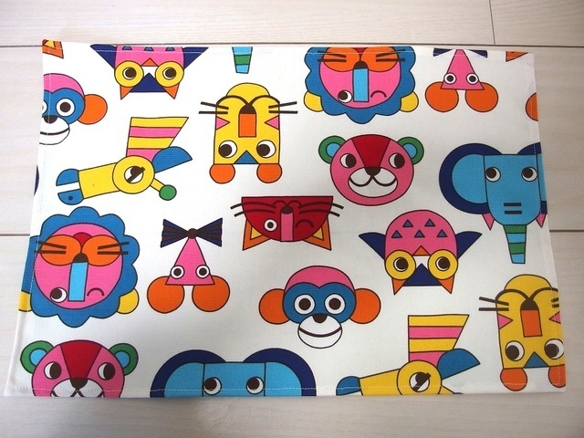 【1】型紙作り・裁断・印付け,ランチョンマット,作り方,