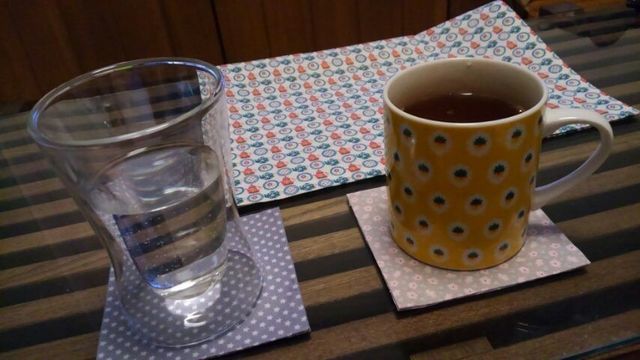 ボンドで作るランチョンマット,ランチョンマット,作り方,