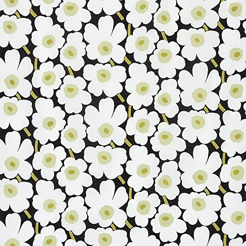 ハーフカットクロス marimekko(マリメッコ) MINI UNIKKO(ミニウニッコ) ブラック＆ホワイト 約70cm×50cm,ランチョンマット,作り方,