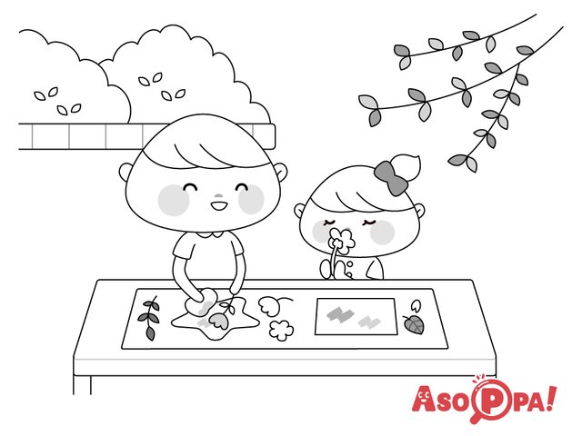 春色おえかきメイン画像,春,遊び,