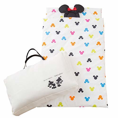 ディズニー ミッキー ミニー お昼寝布団 6点セット ファスナータイプ 保育園 S-GU096 (赤（ミニー）),保育園,布団,