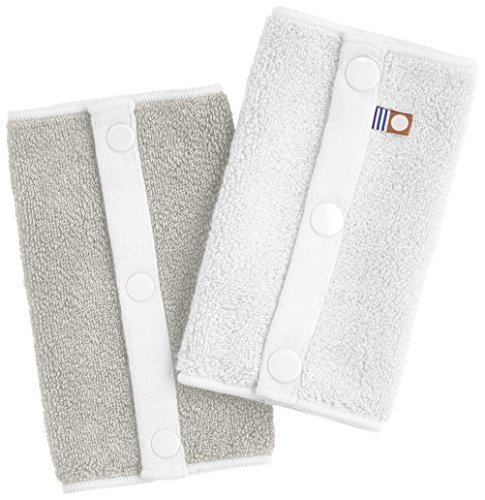 BABYHOPPER 日本製 よだれカバー(パッド) 抱っこひも エルゴベビーにぴったり ベビーカー 今治タオル・リバーシブル・ベルトカバー ホワイトグレージュ CKBH00204,抱っこ紐,よだれカバー,