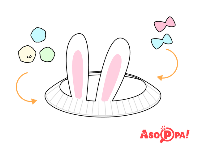 イースターハット工程,イースター,遊び,