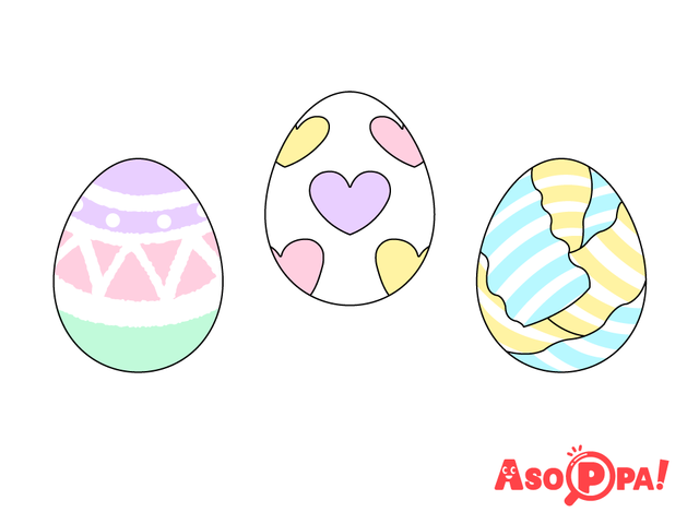 エッグハント工程,イースター,遊び,