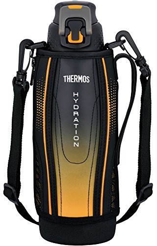 サーモス 水筒 真空断熱スポーツボトル 【ワンタッチオープンタイプ】 1.0L ブラックグラデーション FFZ-1002F BK-G,小学生,水筒,