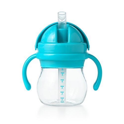 OXOTot グロウ・ハンドル付ストローカップ/アクア FDOX61101100,ベビーマグ,