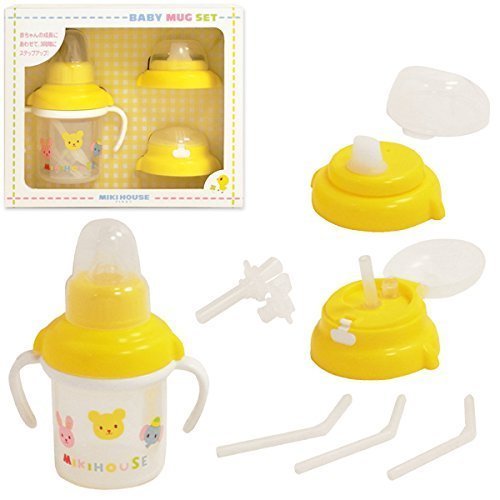 ミキハウスファースト(MIKIHOUSE) トレーニングマグセット 白（01）,ベビーマグ,