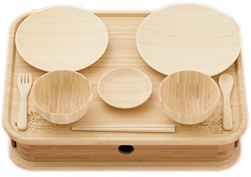 agney*(アグニー) お食い初め 箱膳セット 国産 天然竹製 食洗機対応 ノーマルタイプ,お食い初め,食器,