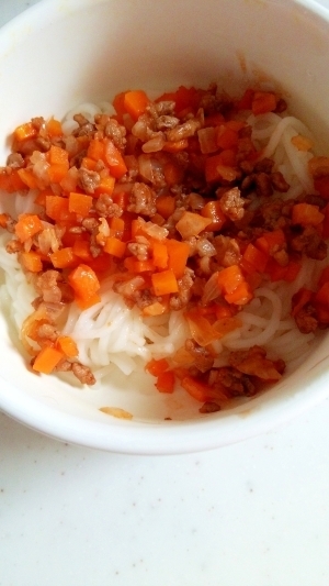 離乳食☆ミートソースそうめん,離乳食,ミートソース,