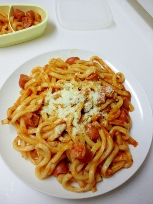 ミートソースうどん,離乳食,ミートソース,