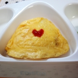 離乳食後期*混ぜ込みミートソースオムライス,離乳食,ミートソース,