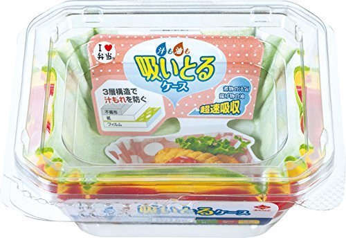 東洋アルミ 汁も油も吸いとるケース スクエア,お弁当,仕切り,