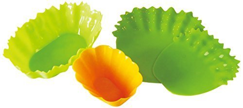 シリコン 野菜カップセット ワイド A-75842,お弁当,仕切り,