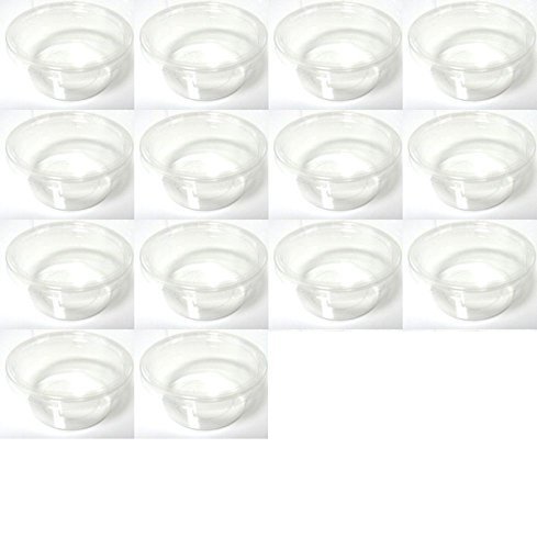 日本製 フタ付 デザートカップ サラダカップ プラスチック 製 14個 セット 200ml 200X14,お弁当,仕切り,