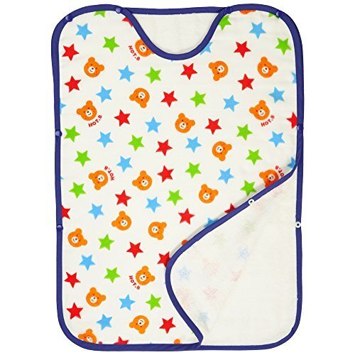 ミキハウス ホットビスケッツ(MIKIHOUSE HOT BISCUITS) ガーゼパイルのタオルスリーパー ブルー,スリーパー,夏,