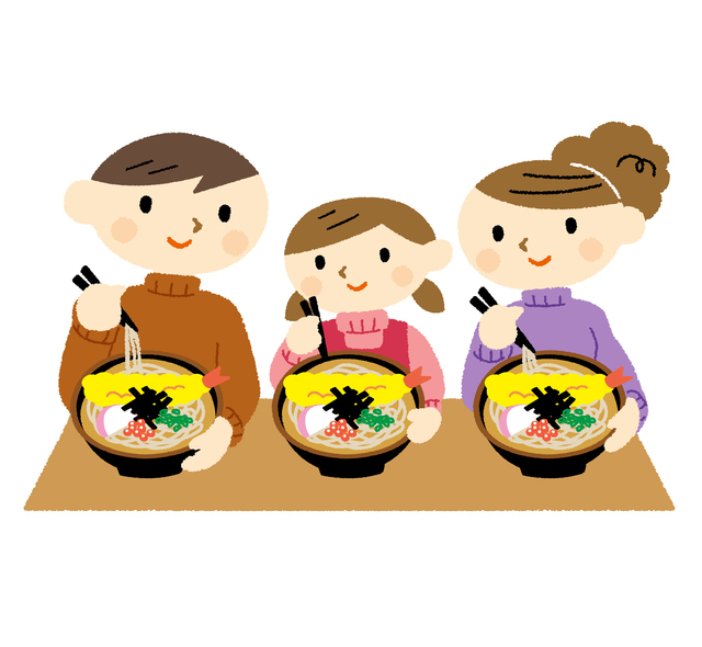 年越しそば,子ども,レシピ,年末年始