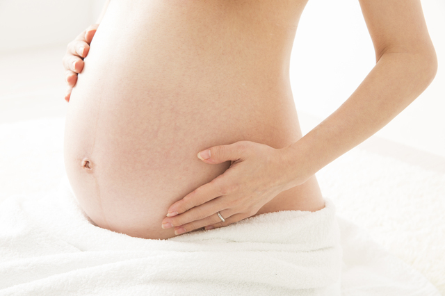 妊婦臨月,妊娠,病院,初診
