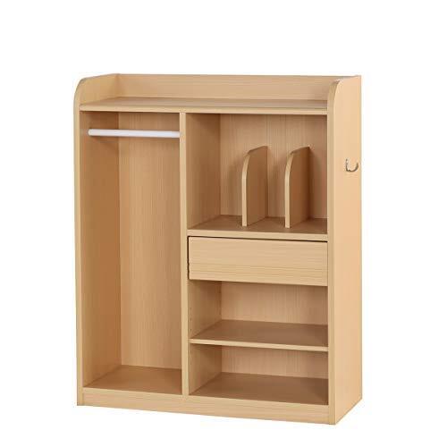 白井産業 ランドセル ハンガー ラック  ナチュラルブラウン  約幅73 奥行30 高さ90 cm  ランドキッズ  LAK-9075H,子ども,片付け,