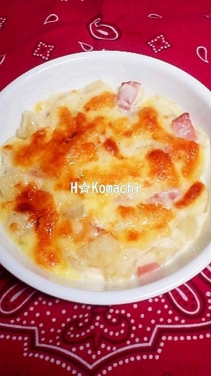 簡単10分レシピ，混ぜてチン☆ポテトグラタン,時短レシピ,副菜,