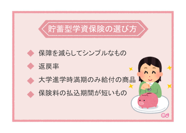 貯蓄型学資保険の選び方,学資保険,選び方,