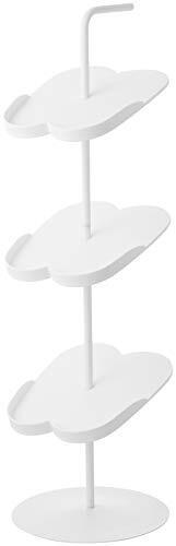 山崎実業 キッズシューズラック ホワイト 約W18XD18XH59cm タワー 子供用 靴 収納 4244,子ども,靴,収納