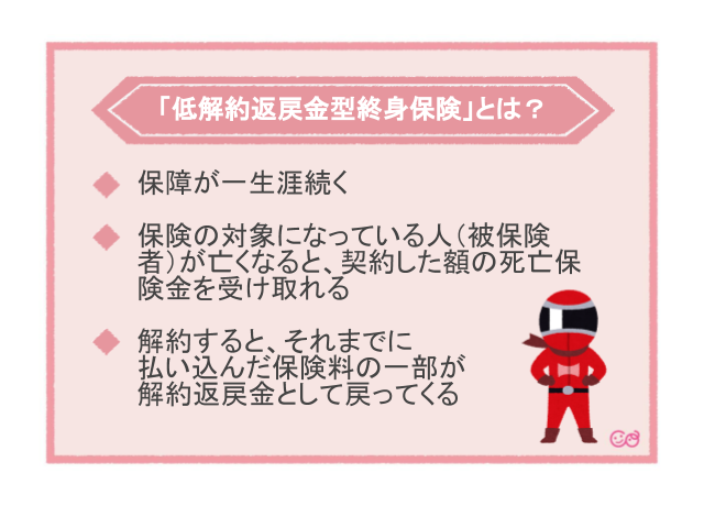 「低解約返戻金型終身保険」とは?,終身保険,学資保険,