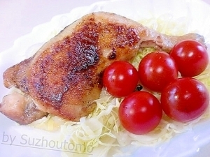 10分で仕上げる 鶏もも肉の蒸し焼き,時短レシピ,主食,