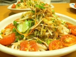 10分で完成★さっぱりサラダうどん,時短レシピ,主食,