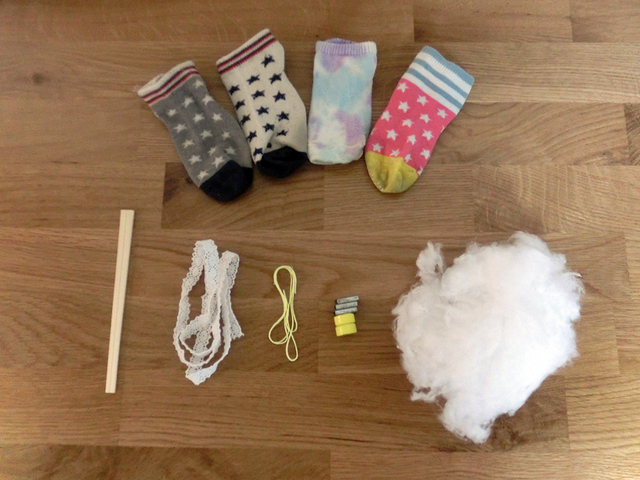 靴下 魚釣り 材料,赤ちゃん,おもちゃ,作り方