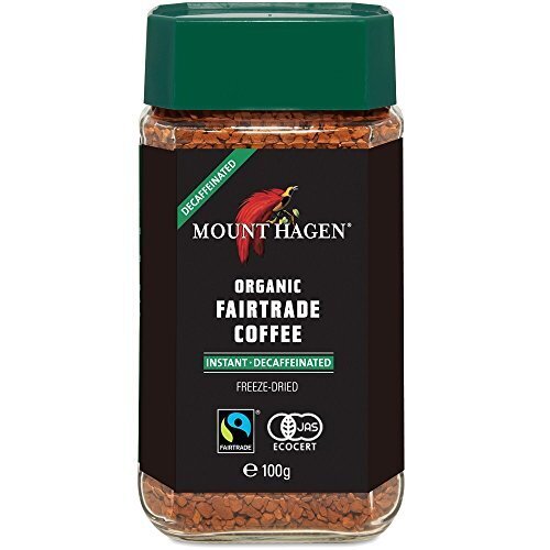 マウントハーゲン オーガニック フェアトレード カフェインレスインスタントコーヒー100g,デカフェ,おすすめ,