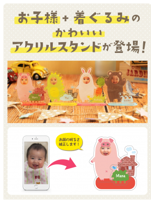 きぐるみアクリルスタンド,