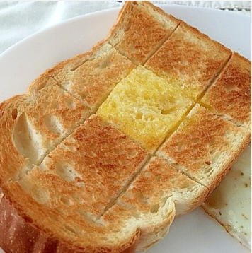 喫茶店モーニング風バタートースト,バター,レシピ,